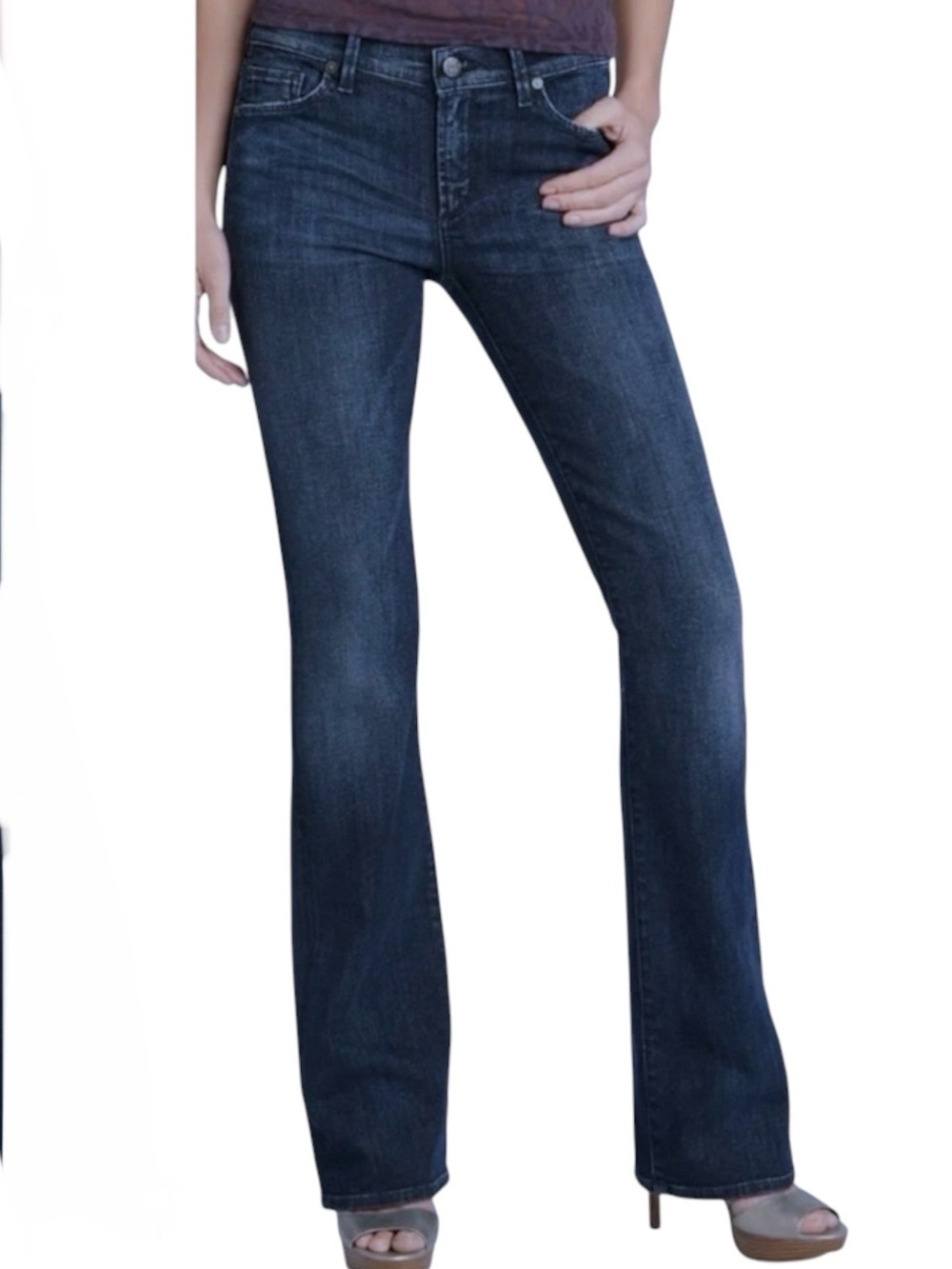 Citizens Of Humanity Amber Stretch High Rise Bootcut Jeans size 29 in Dark Wash